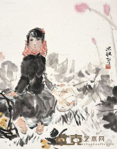 周思聪 少女 66×53cm