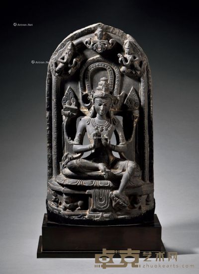 帕拉文化 石雕帕拉湿婆神像 高40cm