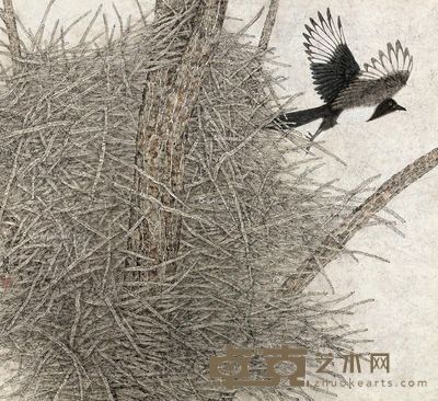江哲琪 跃巢报喜 60×65cm