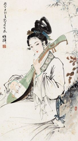 白伯骅 仕女