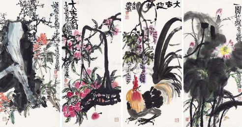 叶烂 花鸟
