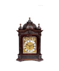 约1880年-1900年 英国 英式红木雕花台钟