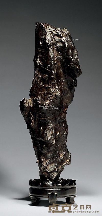 清 灵璧石山子 高38cm