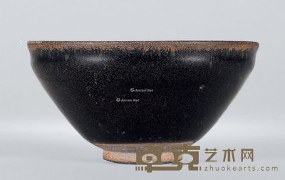 明或更早 建窑黑釉束口盏 直径12.7cm
