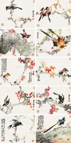 赵少昂 花鸟