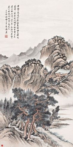 楼辛壶 策杖山溪间