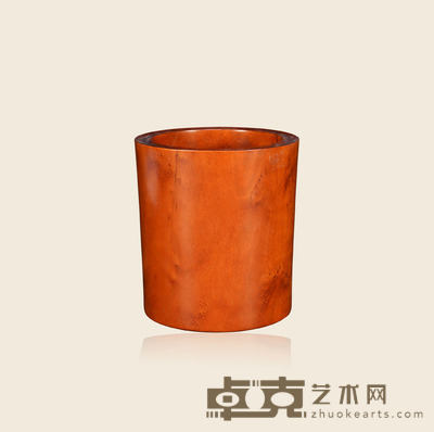 老黄杨木笔筒