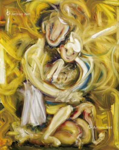 小西纪行 二人３ 油彩、画布