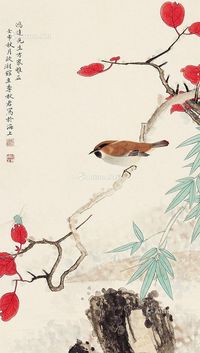 李秋君 花鸟