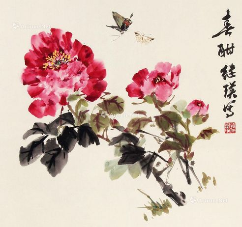 刘继瑛 牡丹