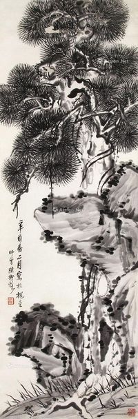 陈师曾 松