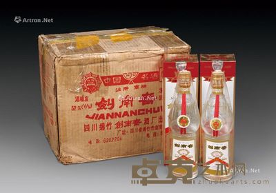 90年代中期 剑南春酒原箱一件（共12瓶） --