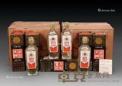 1995-1996年 全兴大曲酒原箱两件(共24瓶) --