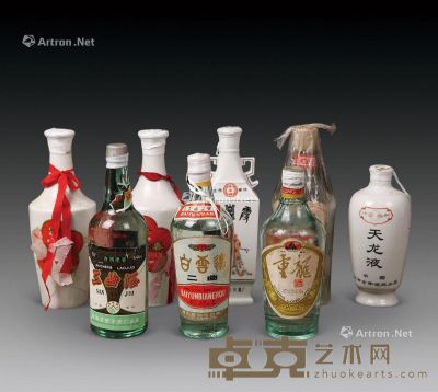 80-90年代 中国八大名酒一组（共8瓶） --