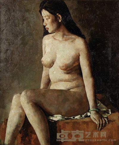 林永康 女人体 110×90cm