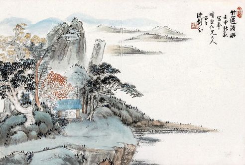 沈剑知 竹迈清兴