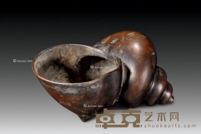 民国 铜制螺钿洗 高7.5cm；长14cm