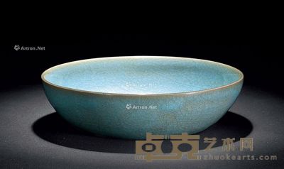 清 仿汝窑洗 直径15.8cm
