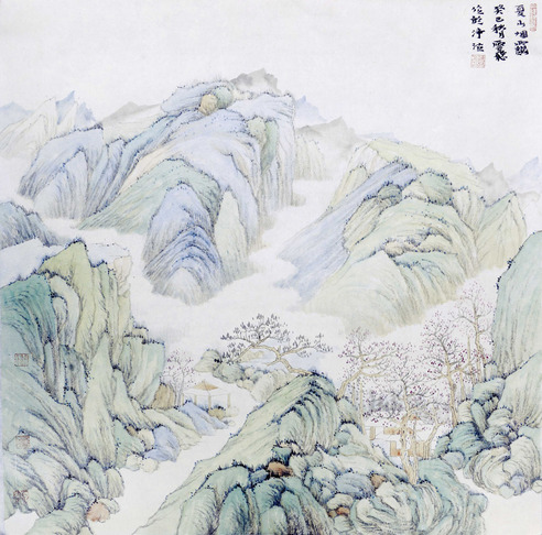 魏云飞 夏山云霭