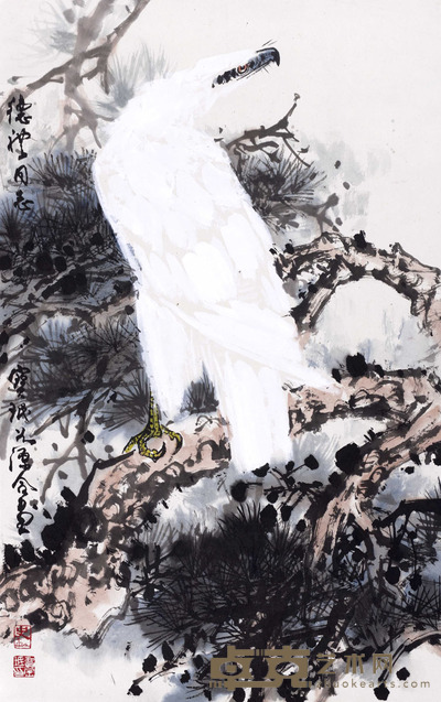贾宝珉 史如源 傲影 70×44cm 约2.8平尺