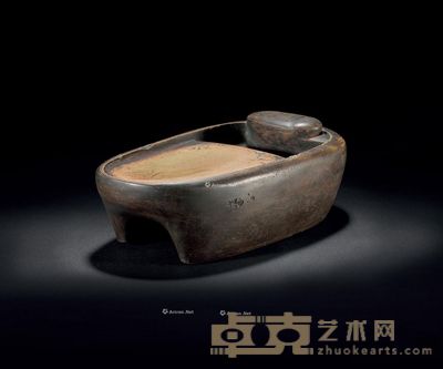 宋 鹅形澄泥砚 长17.5cm;宽9.5cm;厚5.5cm