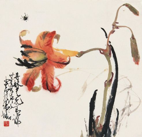 赵少昂 花卉草虫