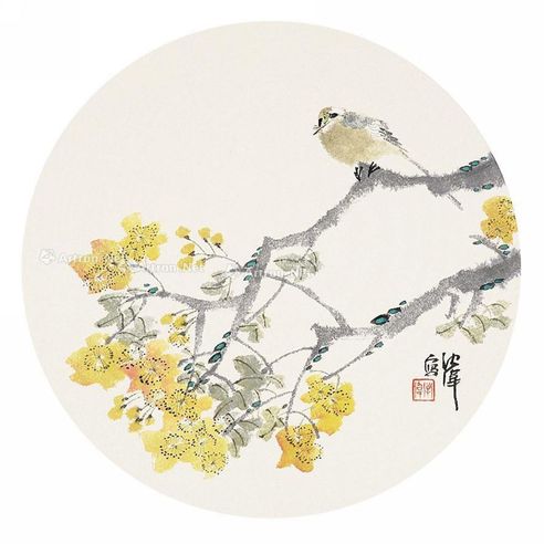 沈伟 花鸟