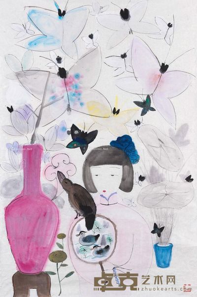 王蒙莎 少女 107×70cm
