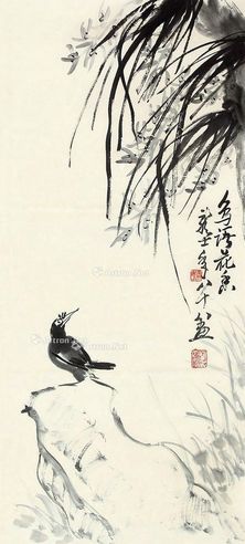 萧龙士 花鸟