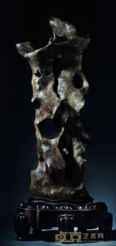 清 “龙啸”太湖升龙赏石 H.87.5cm