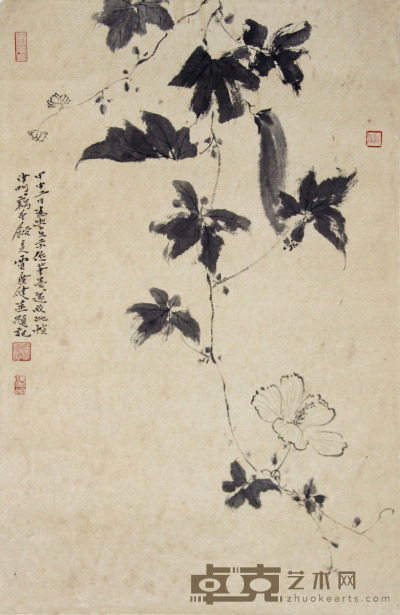 贾广健 花卉 76×49cm