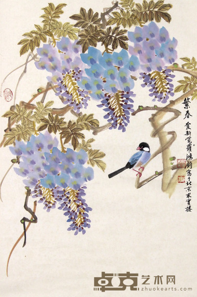 金鸿钧 花鸟 67×45cm