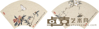 喻慧 虫草 31×18cm×2
