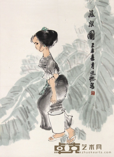 周思聪 人物 67×49cm