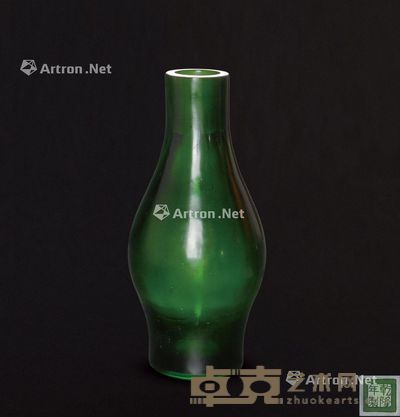 民国 料器花瓶 高20cm;宽9.5cm
