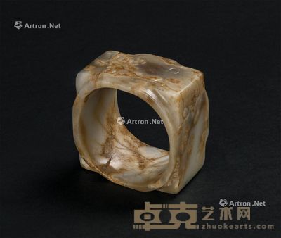 商 古玉琮 7.5×7.5×5cm