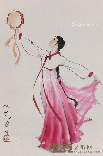 杨之光 翩翩起舞 68×46cm
