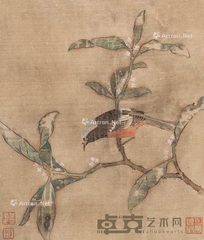 宋 花鸟图 26×22cm