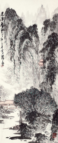 孙永 花溪春色