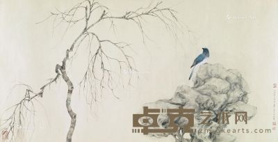 喻慧 春唐晓燕 65.5×128cm