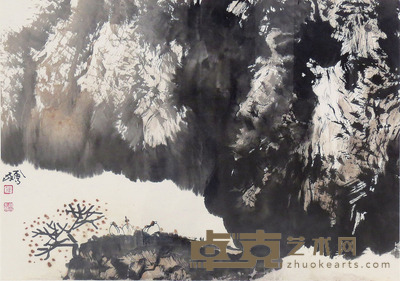 唐凤岐 山水 63×59 cm 约3.3 平尺