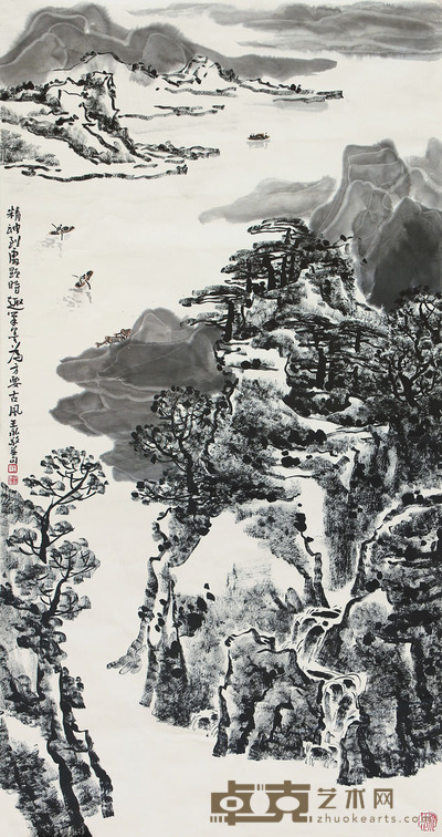 王永敬 山水 138×68 cm 约8.4 平尺