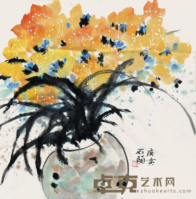 石兰 兰花 70×69 cm　约4.3 平尺