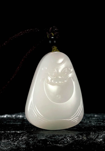 葛洪 祥瑞 白玉挂件