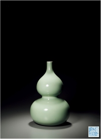 清乾隆·青釉葫芦瓶