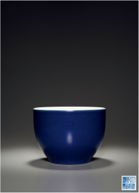 清乾隆·霁蓝釉画缸