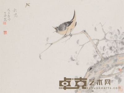 杨立奇 秋鸣 44×33cm 约1.3平尺