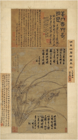 马湘兰 香草幽兰图