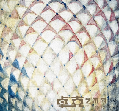 张恩利 艺术玻璃 90×83cm