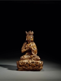 明·木胎毗卢佛像